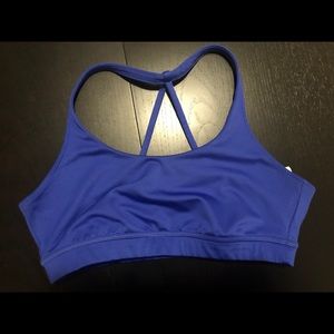 Blue Reebok Spirts Bra